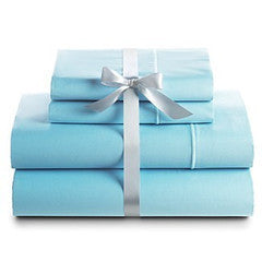 At Home Bedding, Sky Blue California King 425 Thread Count Deep Pocket Sheet Set NEW Designer Outlet Sale