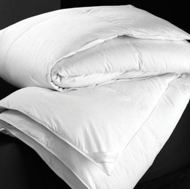 At Home "My Down Comforter" Level 3 King European White Goose Medium Weight NEW Retails $570 Designer Outlet Sale